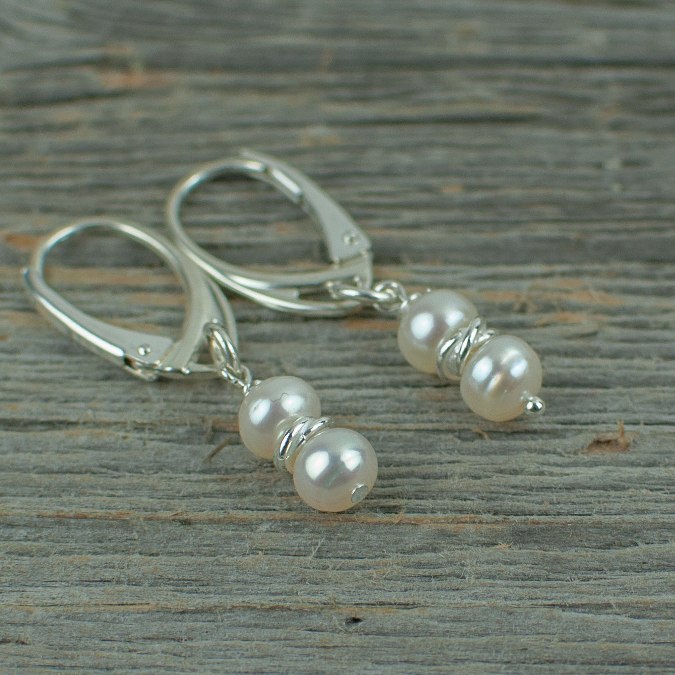 Pearl earrings