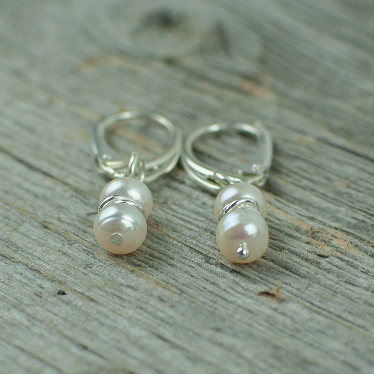 Pearl earrings