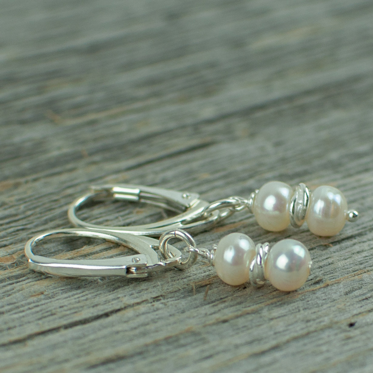 Pearl earrings