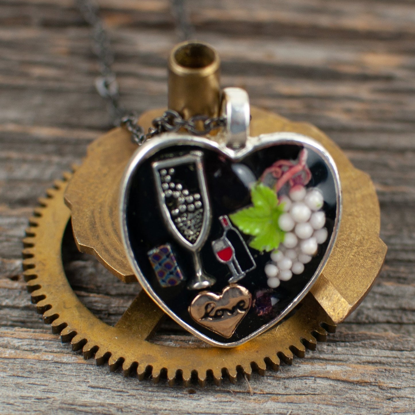 Wine lover Necklace - Lisa Young Design