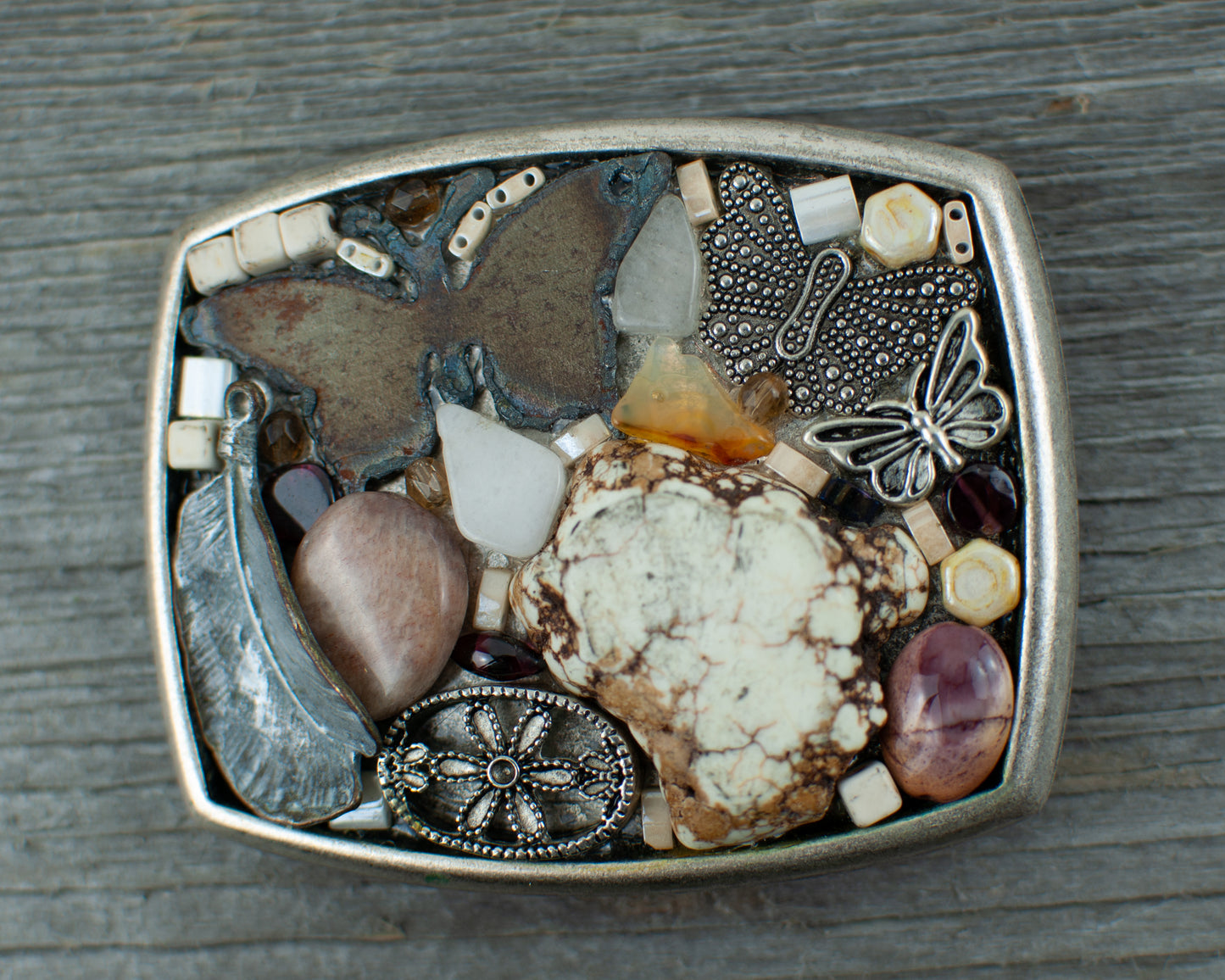 Butterfly Theme Belt Buckle - Lisa Young Design