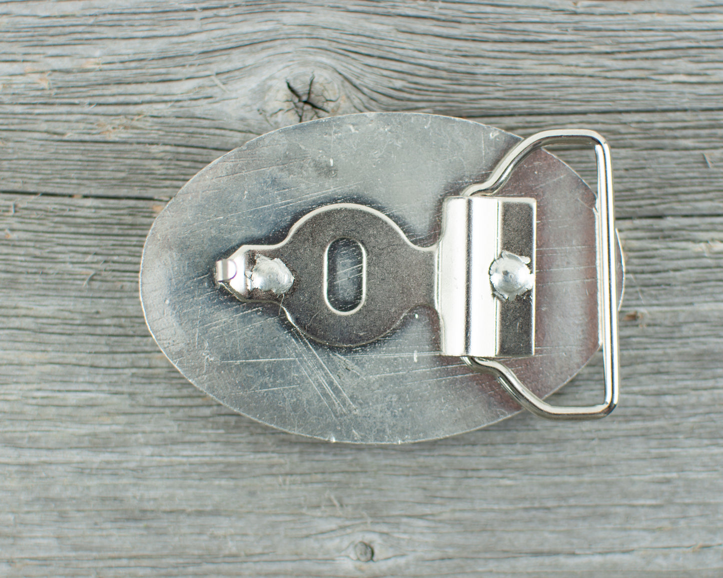 Skier theme Oval Belt Buckle - Lisa Young Design