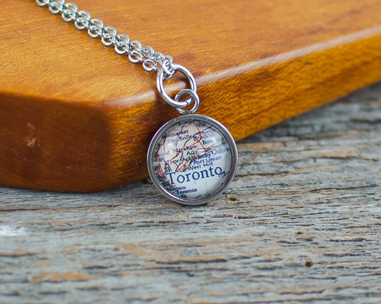 Toronto Map Necklace - Lisa Young Design