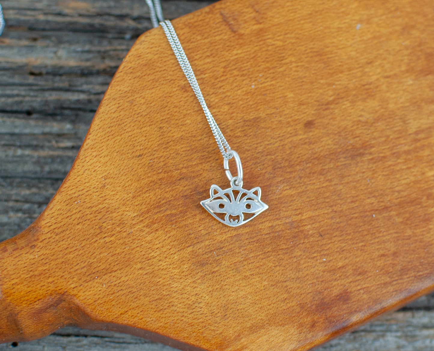 Raccoon Silver Necklace - Lisa Young Design