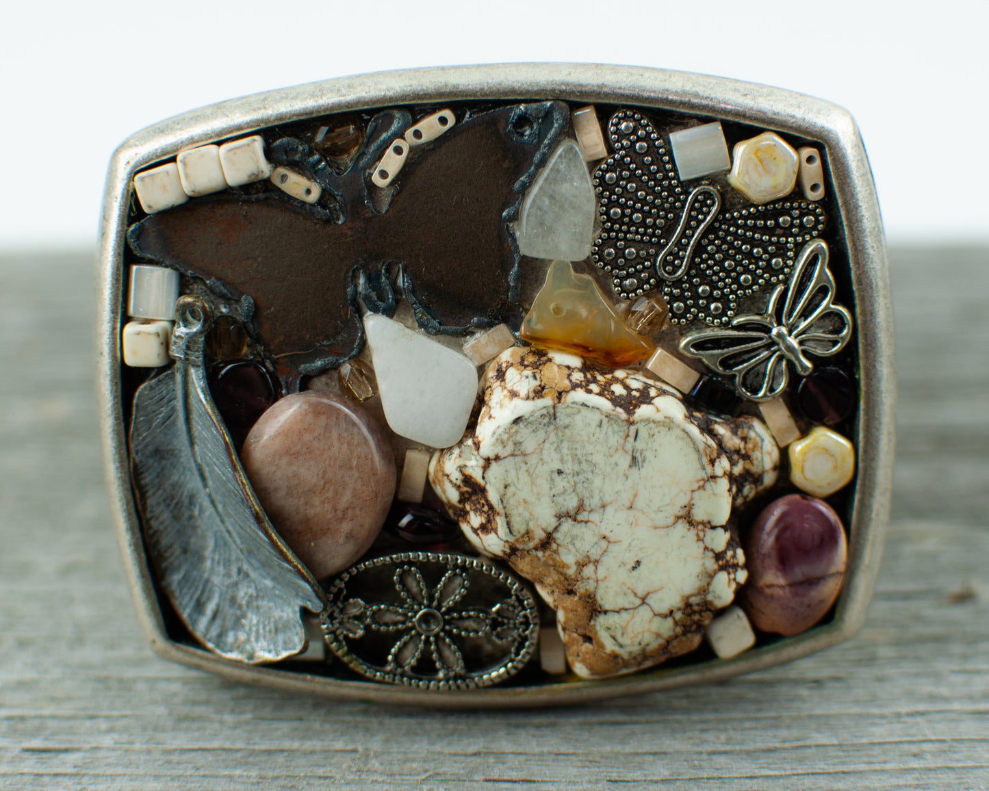 Butterfly Theme Belt Buckle - Lisa Young Design