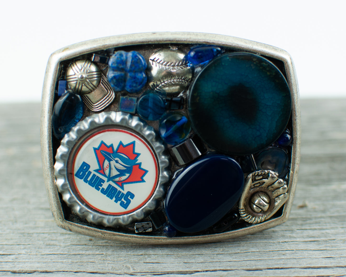 Toronto Blue Jays theme Belt Buckle - Lisa Young Design