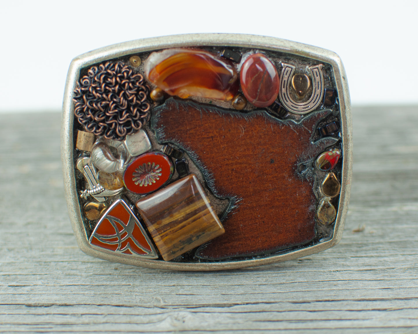 Horse lovers theme Belt Buckle - Lisa Young Design