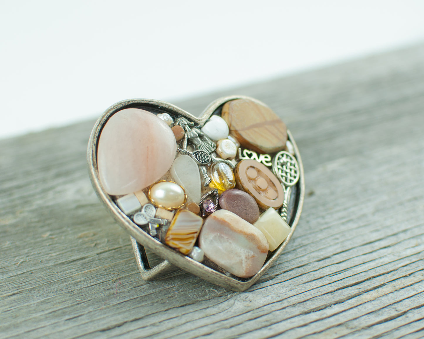 Tennis theme heart Belt Buckle - Lisa Young Design