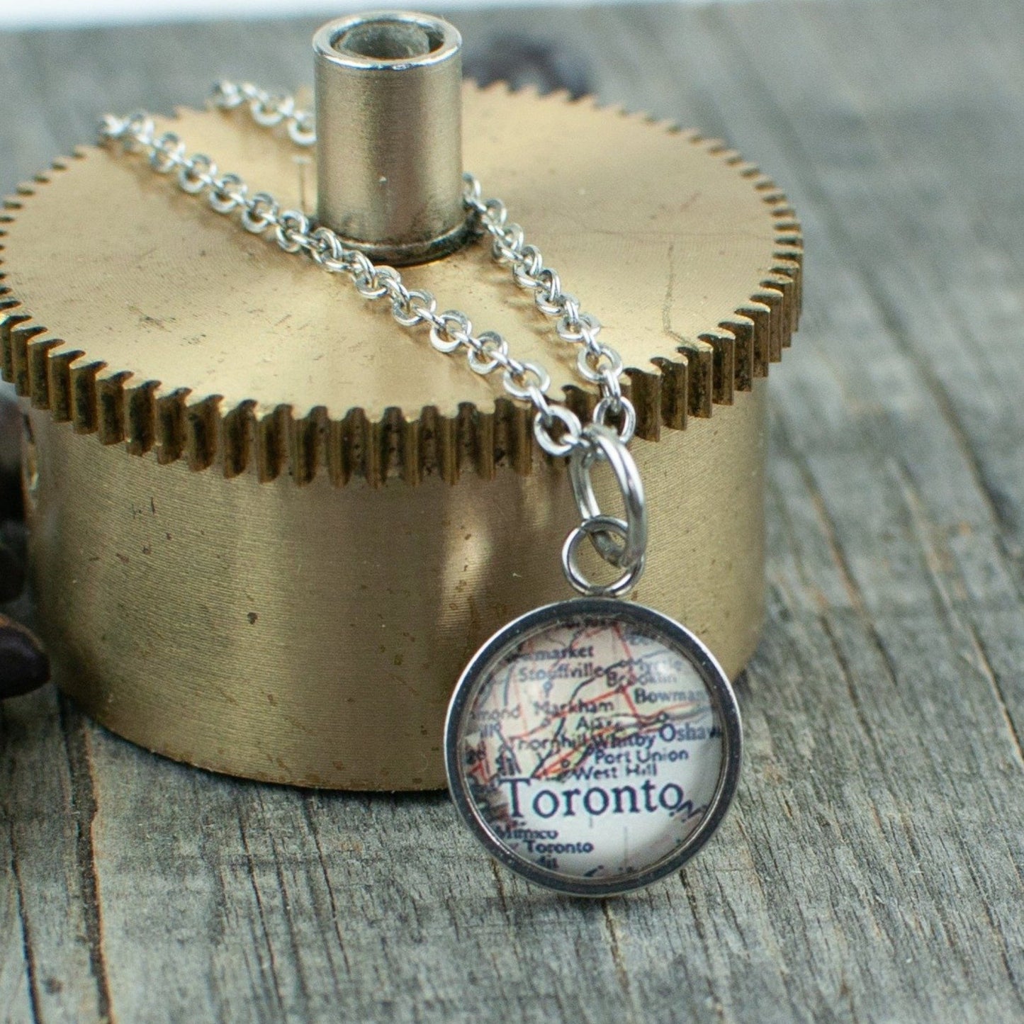 Toronto Map Necklace - Lisa Young Design