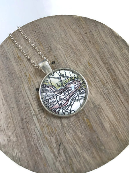 Ottawa Map Necklace - Lisa Young Design