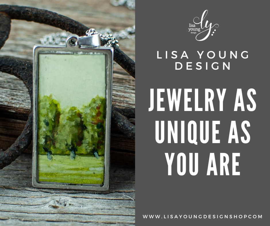 Silver Art Clay Swirl Square Necklace – Lisa Young Design