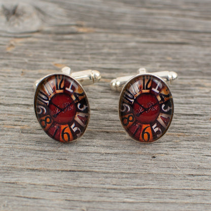 Oval Watch Face Cufflinks - Lisa Young Design