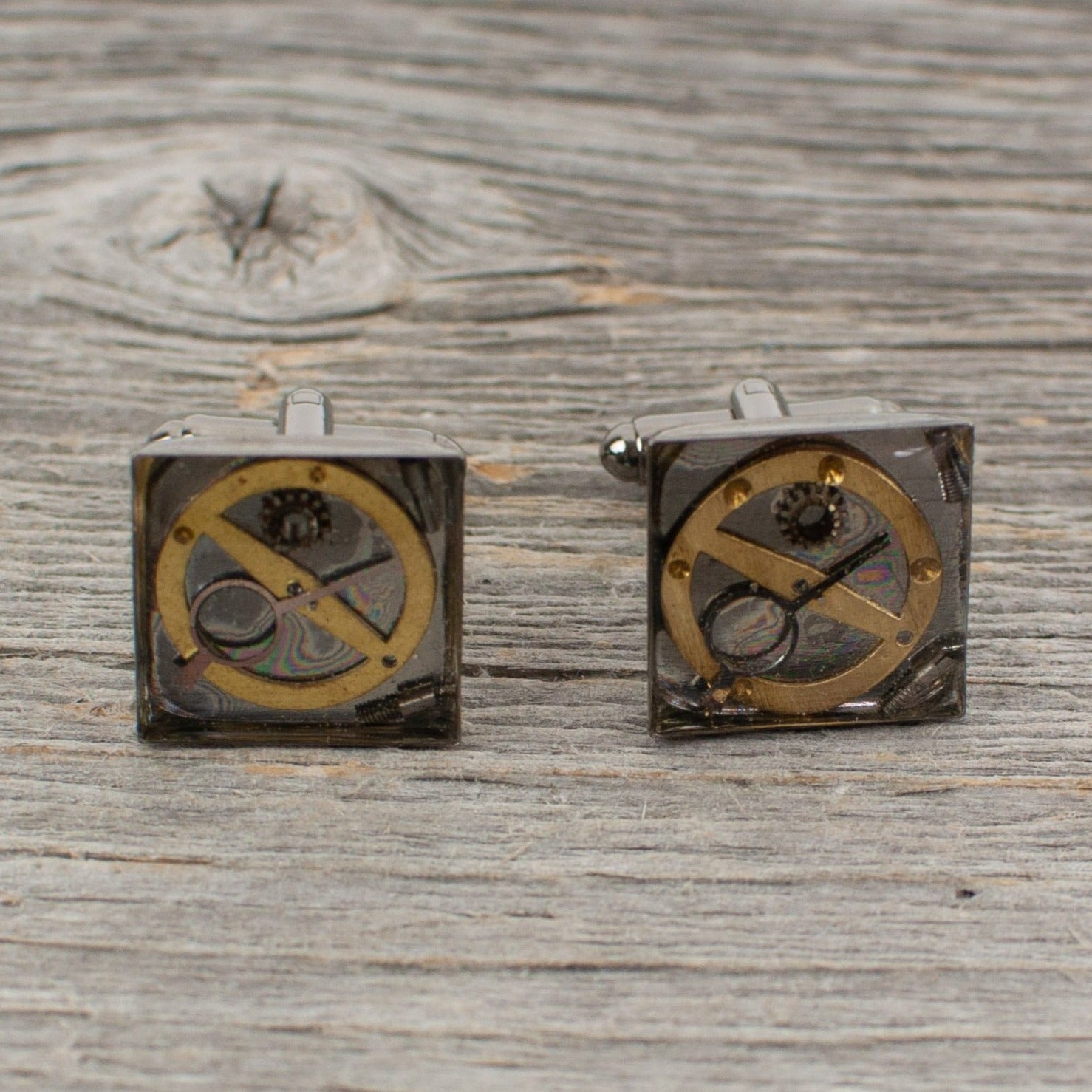 Watch part Cuff links - Lisa Young Design