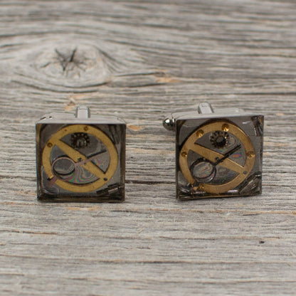 Watch part Cuff links - Lisa Young Design