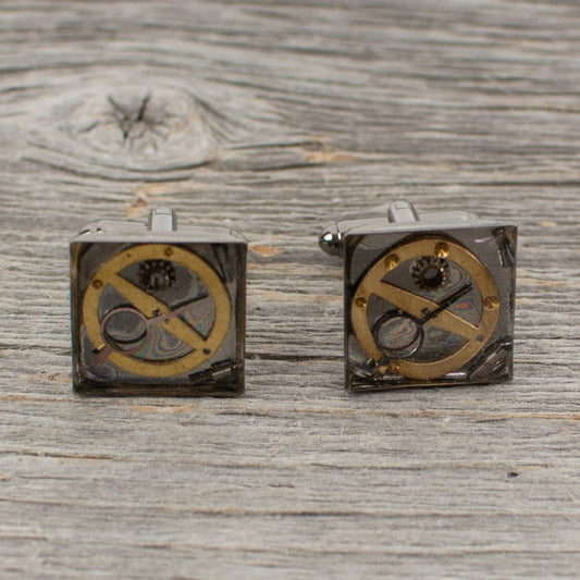 Watch part Cuff links - Lisa Young Design