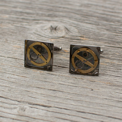 Watch part Cuff links - Lisa Young Design