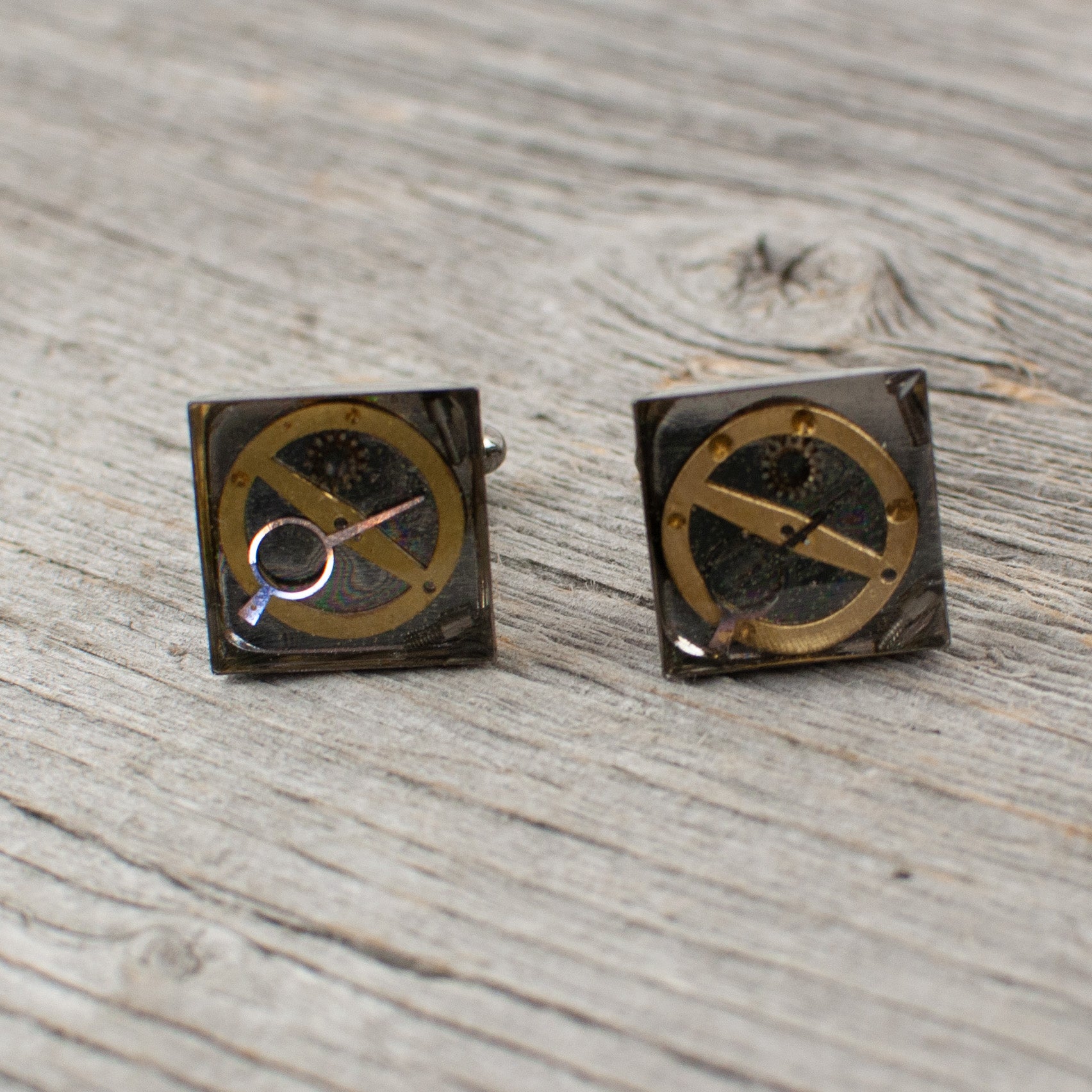 Watch part Cuff links - Lisa Young Design