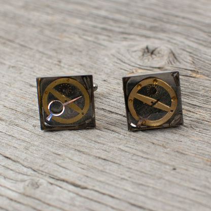 Watch part Cuff links - Lisa Young Design