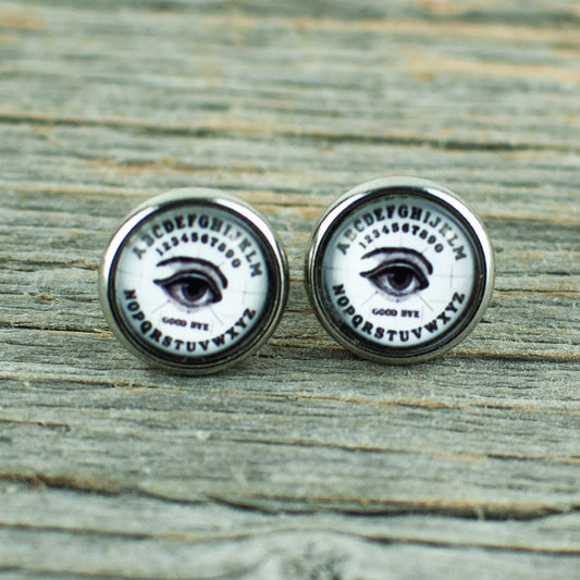 Ouija Board  Stud Earrings 10mm