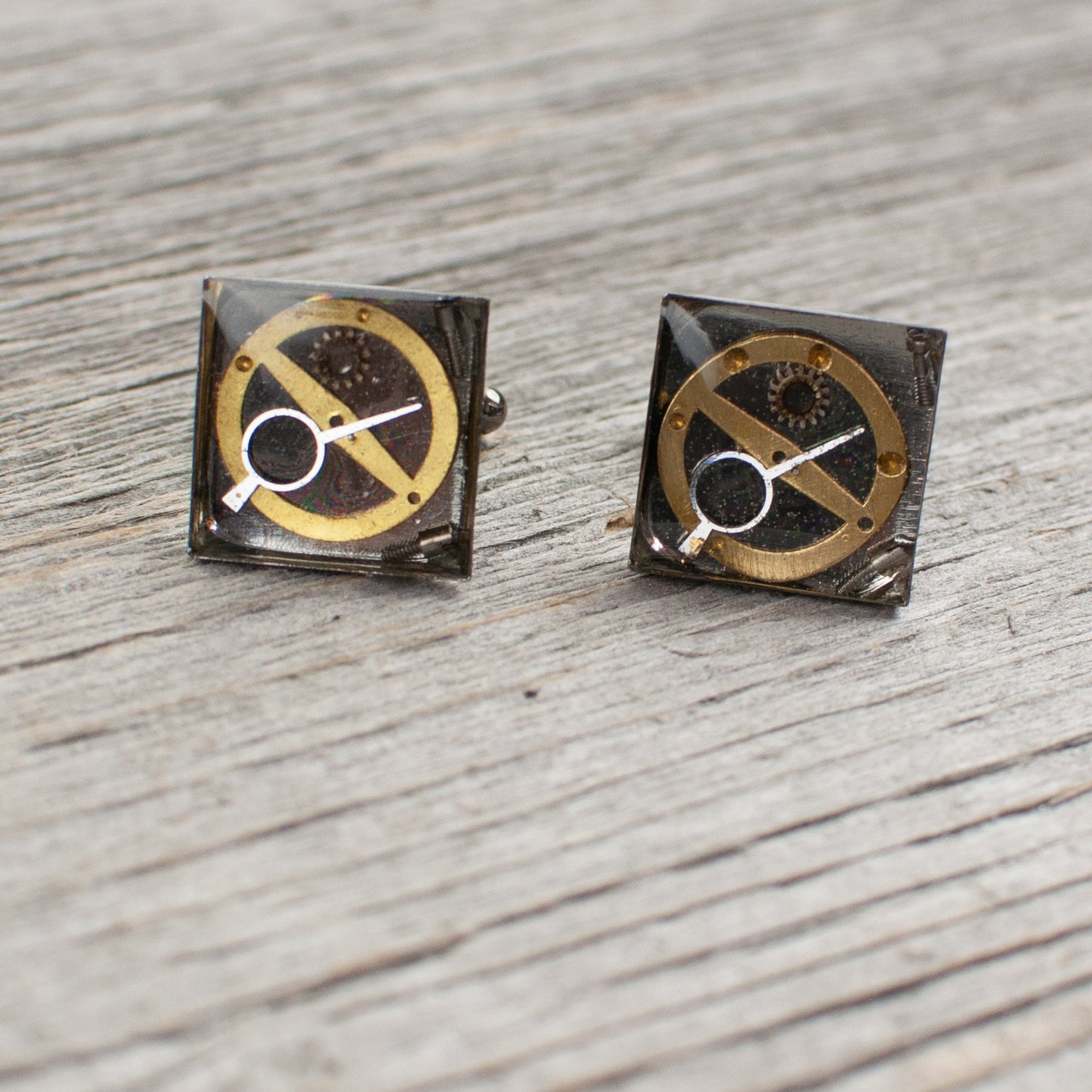 Watch part Cuff links - Lisa Young Design