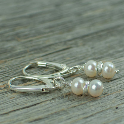 Pearl earrings