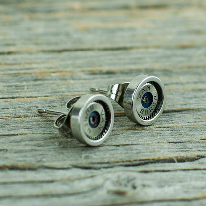 Micro gear earrings  6mm