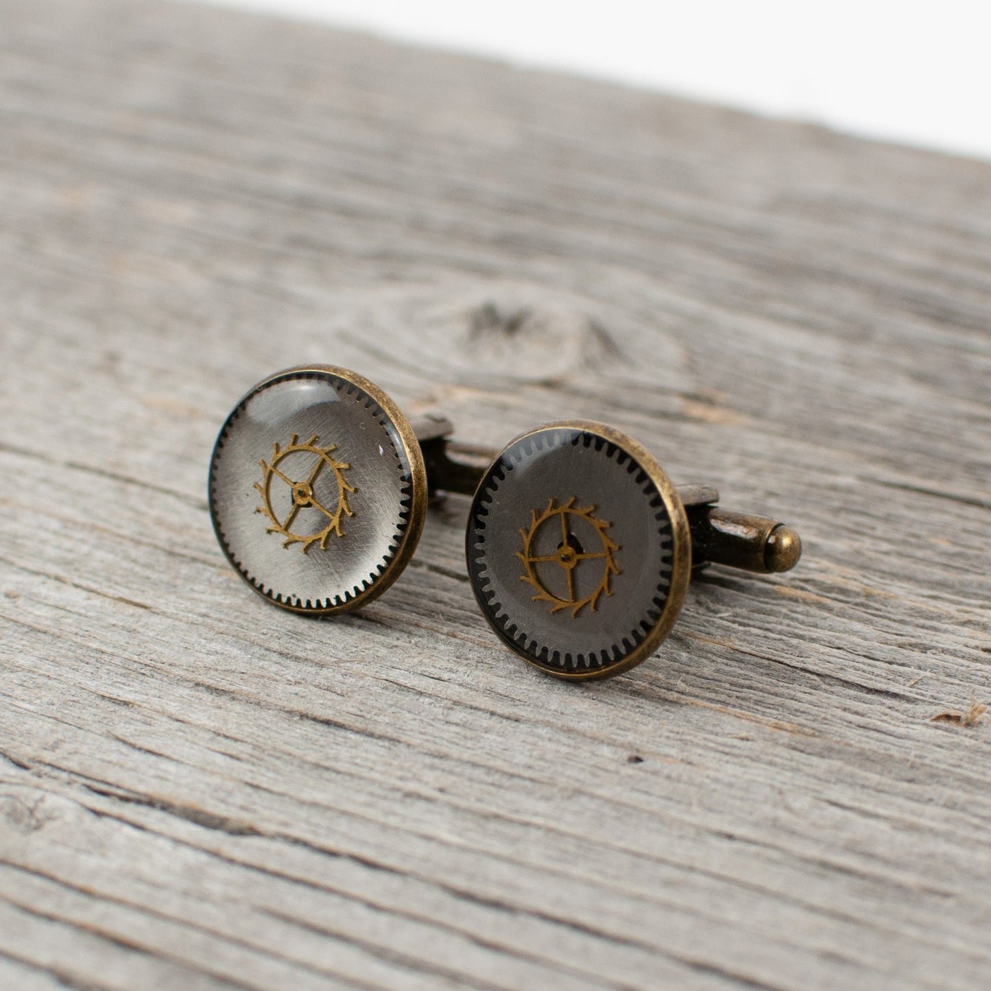 Watchpart Cufflinks - Lisa Young Design