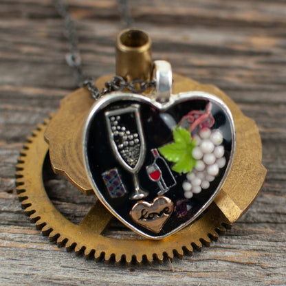 Wine lover Necklace - Lisa Young Design