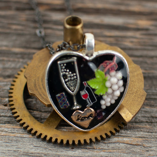 Wine lover Necklace - Lisa Young Design