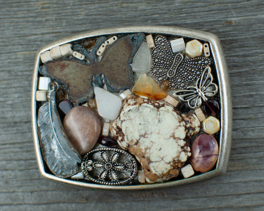 Butterfly Theme  Belt Buckle - Lisa Young Design
