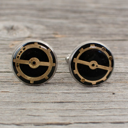 Watch part Cuff links - Lisa Young Design