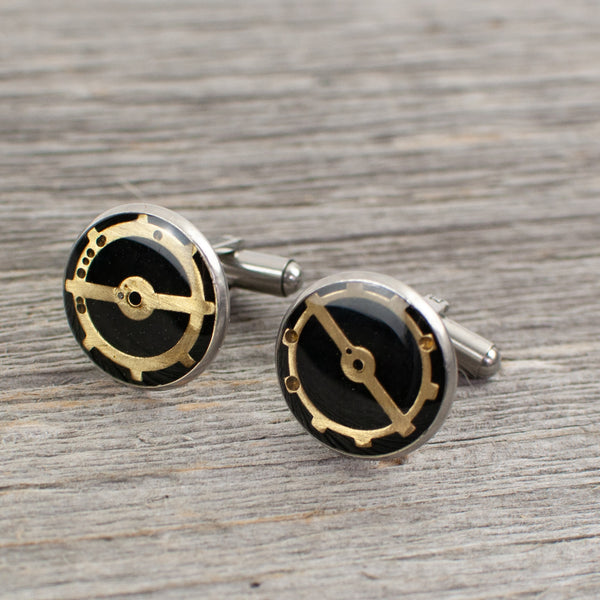 Watch part Cuff links - Lisa Young Design