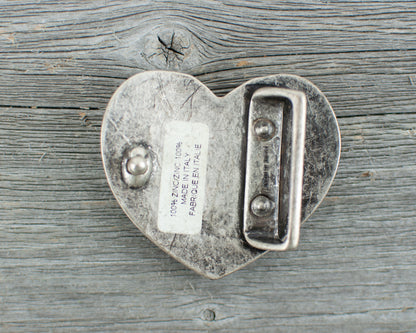 Tennis theme heart  Belt Buckle - Lisa Young Design