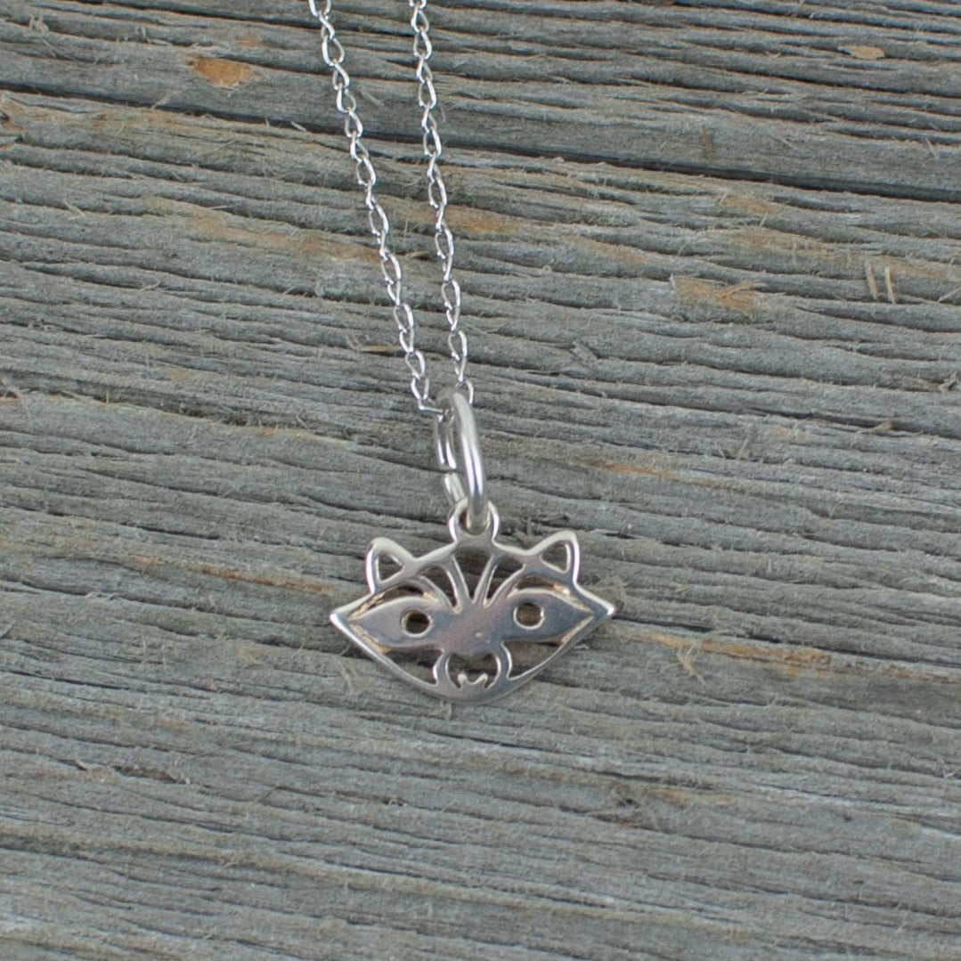 Raccoon  Silver Necklace - Lisa Young Design