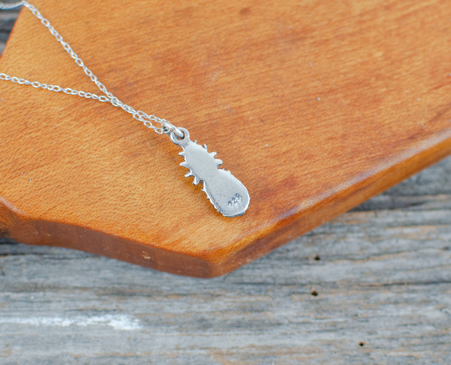 Pineapple  Silver Necklace - Lisa Young Design