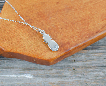 Pineapple  Silver Necklace - Lisa Young Design