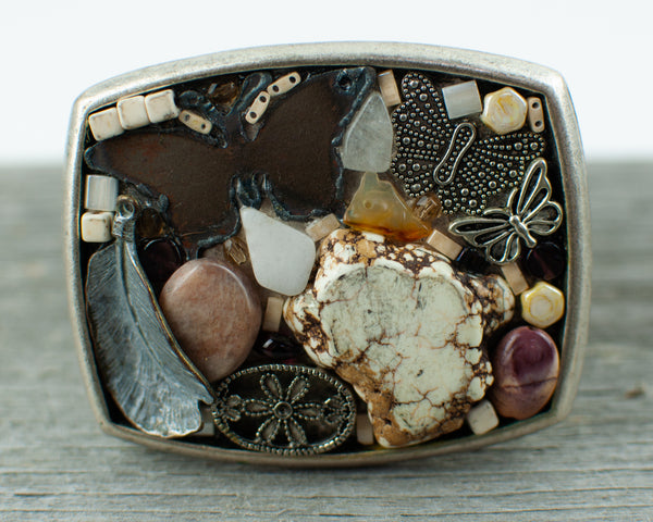 Butterfly Theme  Belt Buckle - Lisa Young Design