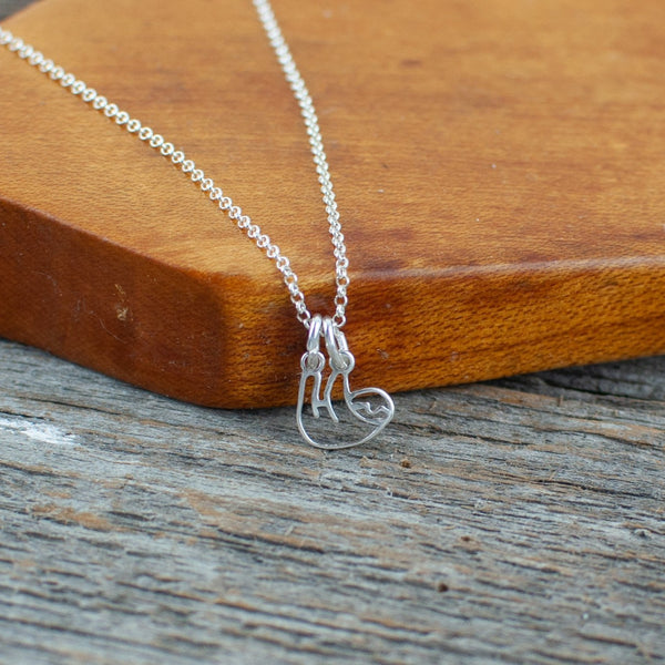 Sloth Silver Necklace - Lisa Young Design