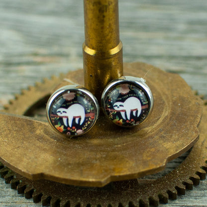Sloth  stud earrings - Lisa Young Design