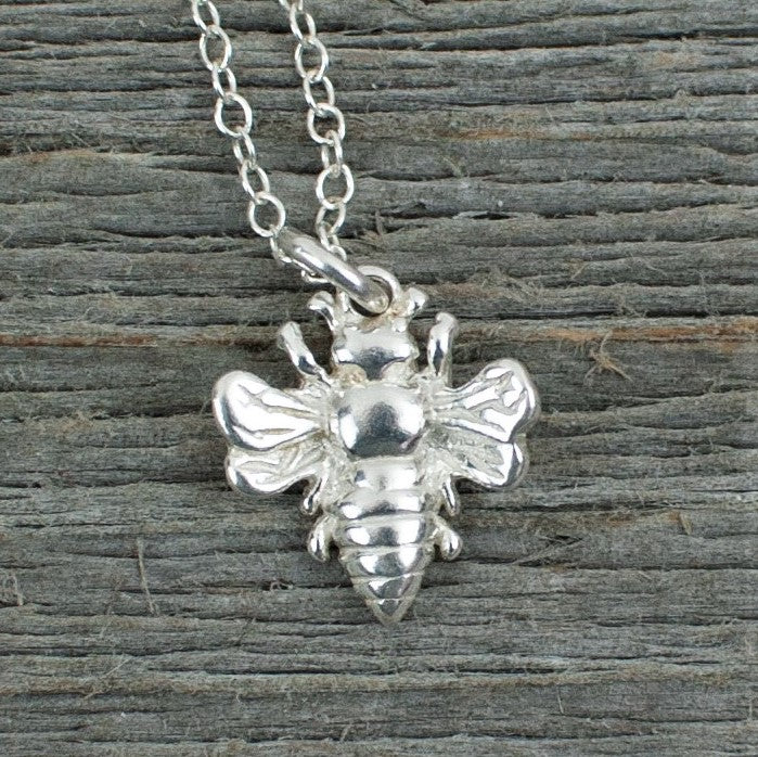 Bee charm Silver Necklace - Lisa Young Design