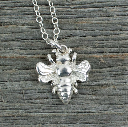 Bee charm Silver Necklace - Lisa Young Design