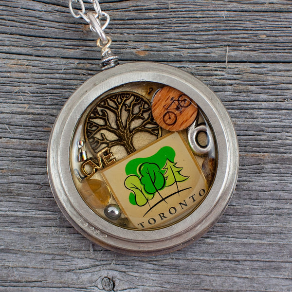 Toronto Pocket Watch Necklace - Lisa Young Design