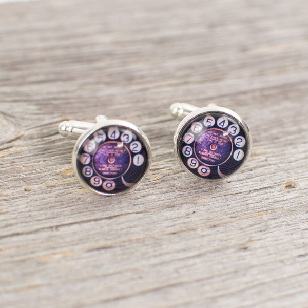 Rotary Dial Cuff links - Lisa Young Design