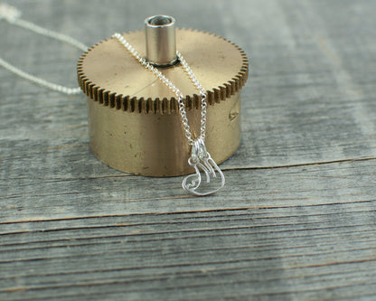 Sloth Silver Necklace - Lisa Young Design