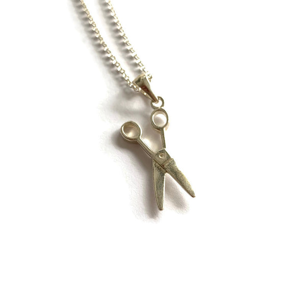 Scissors charm  Silver Necklace - Lisa Young Design