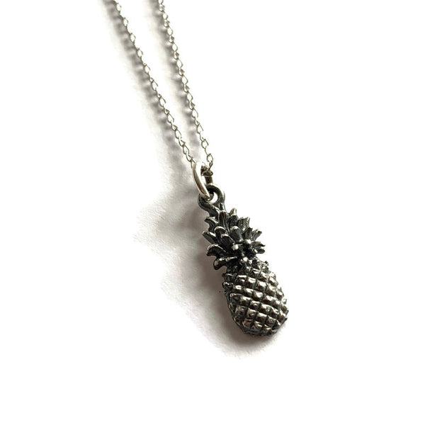 Pineapple  Silver Necklace - Lisa Young Design