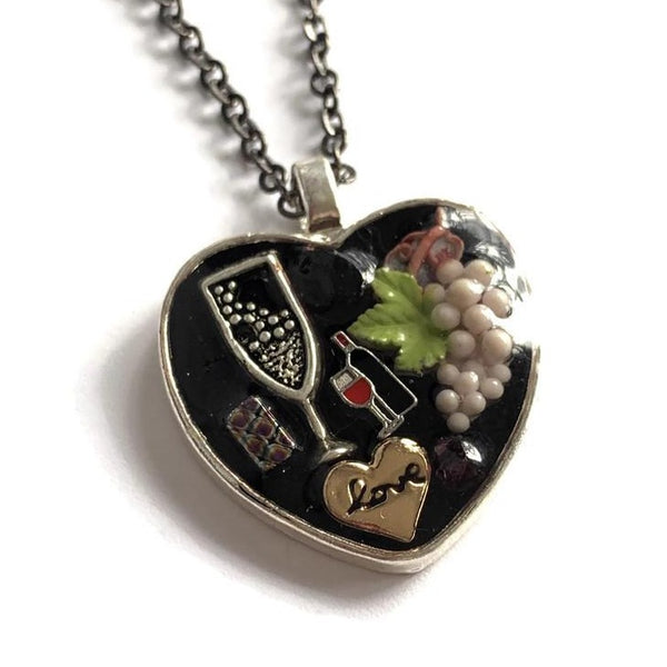 Wine lover Necklace - Lisa Young Design