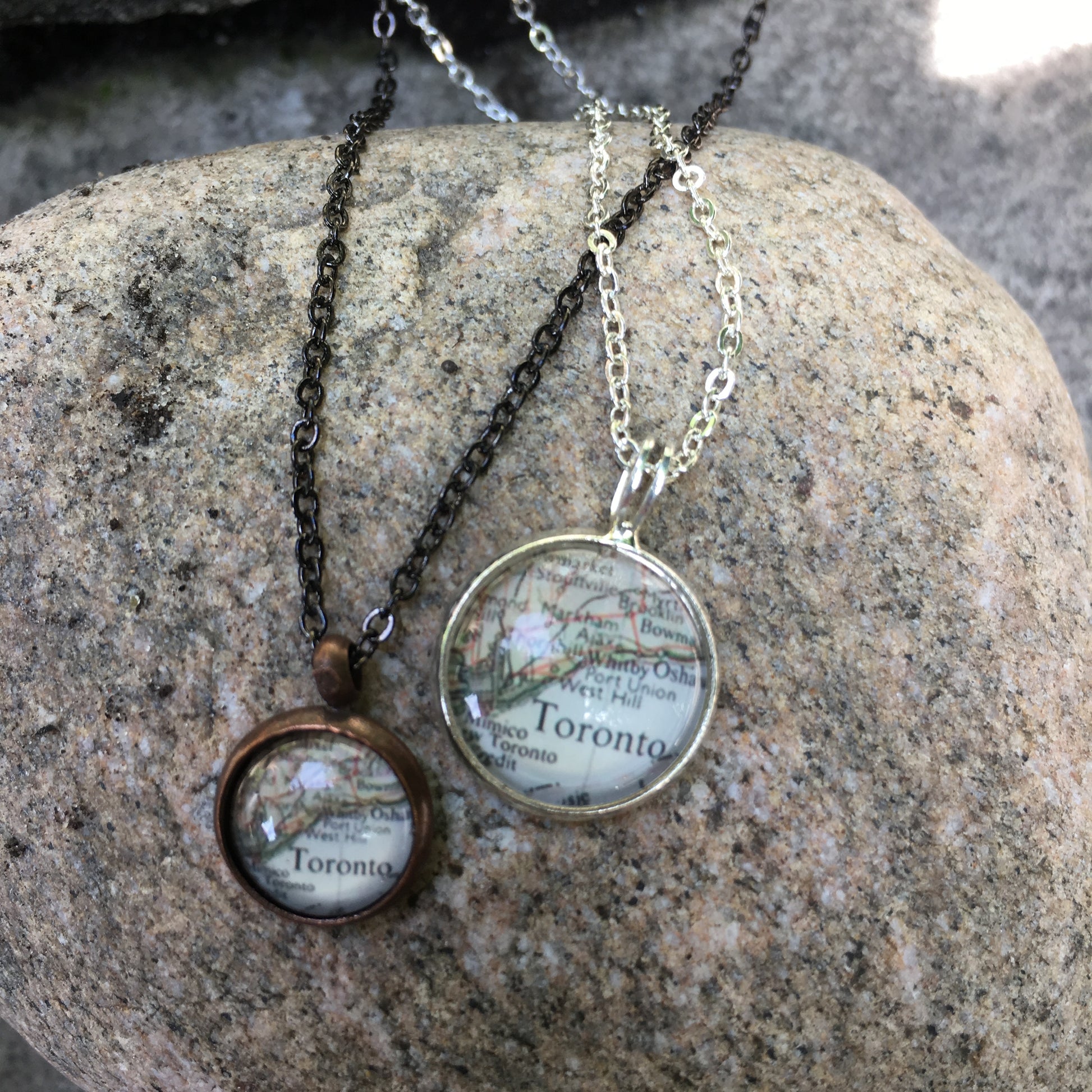 Toronto  Map Necklace - Lisa Young Design