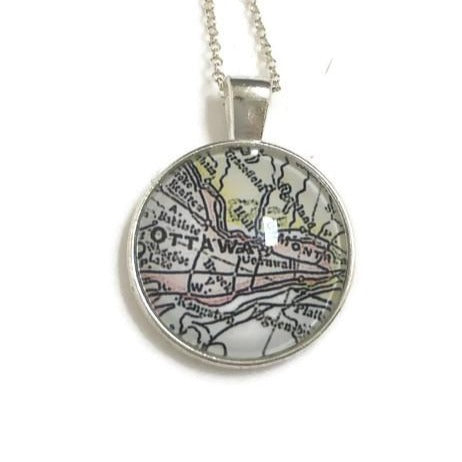 Ottawa Map Necklace - Lisa Young Design