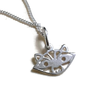 Raccoon  Silver Necklace - Lisa Young Design